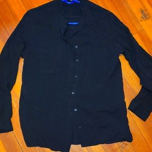 Black button up